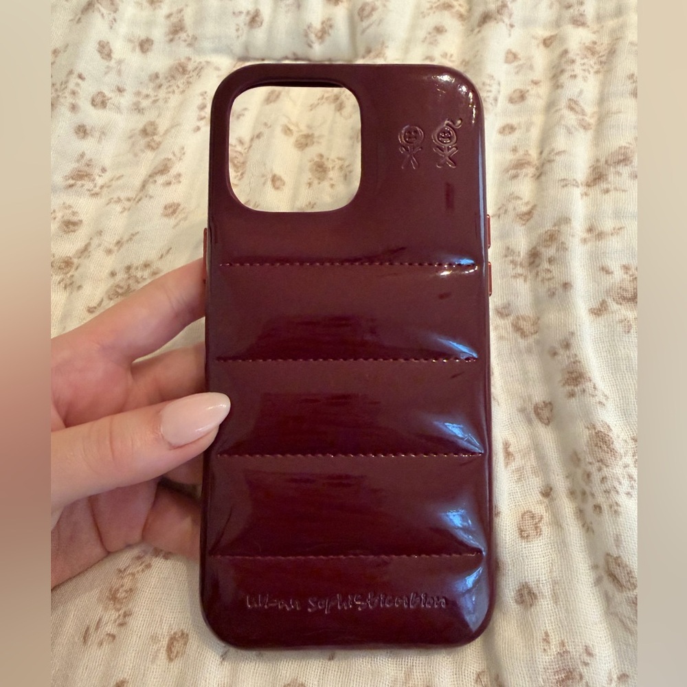 Urban sophistication puffer case for iPhone 16 pro max